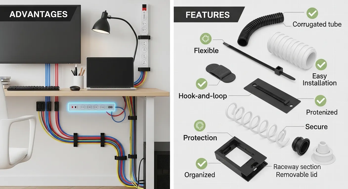 Wire routing components