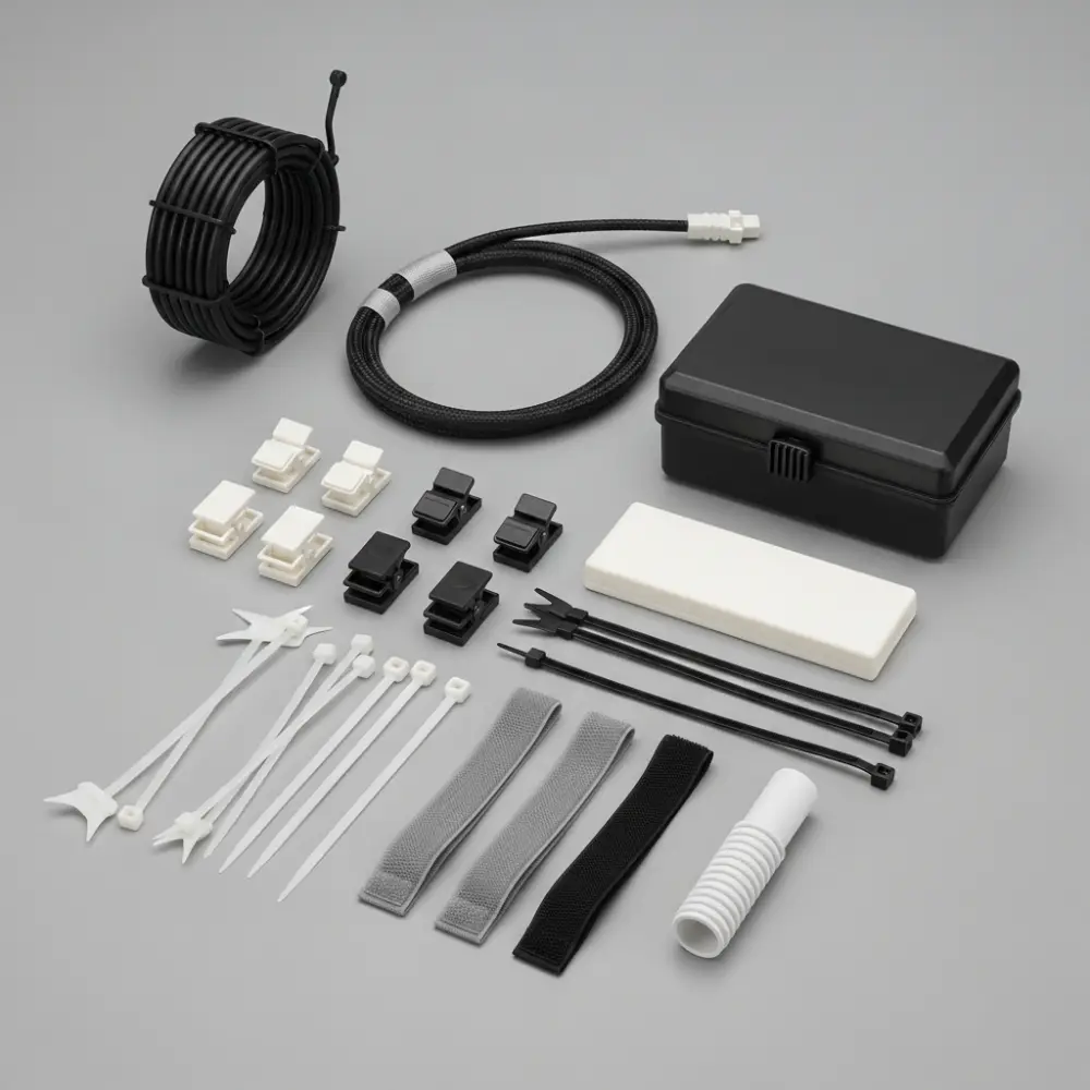 Plastic Cable Management Components: Organized & Reliable