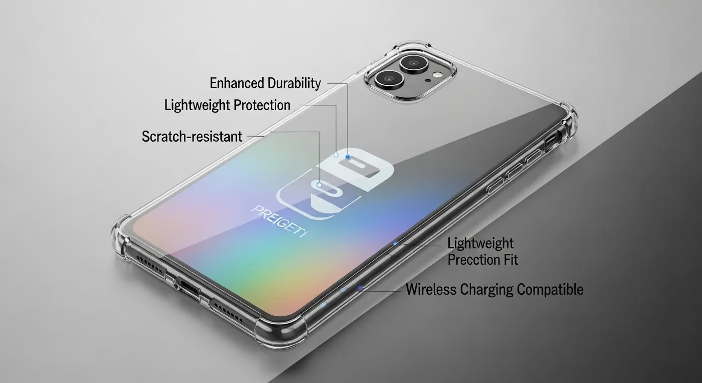 Plastic casing for mobile phones