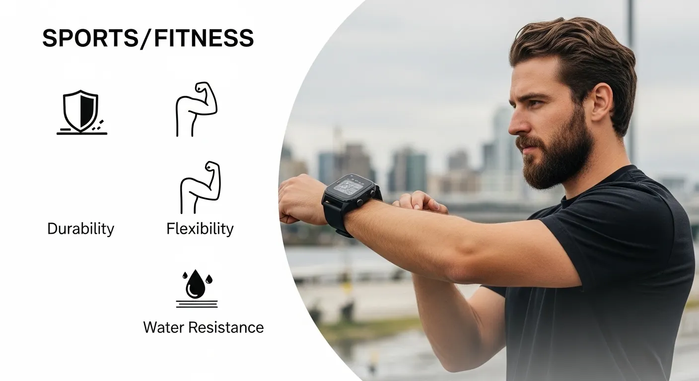 Molded plastic parts for wearables