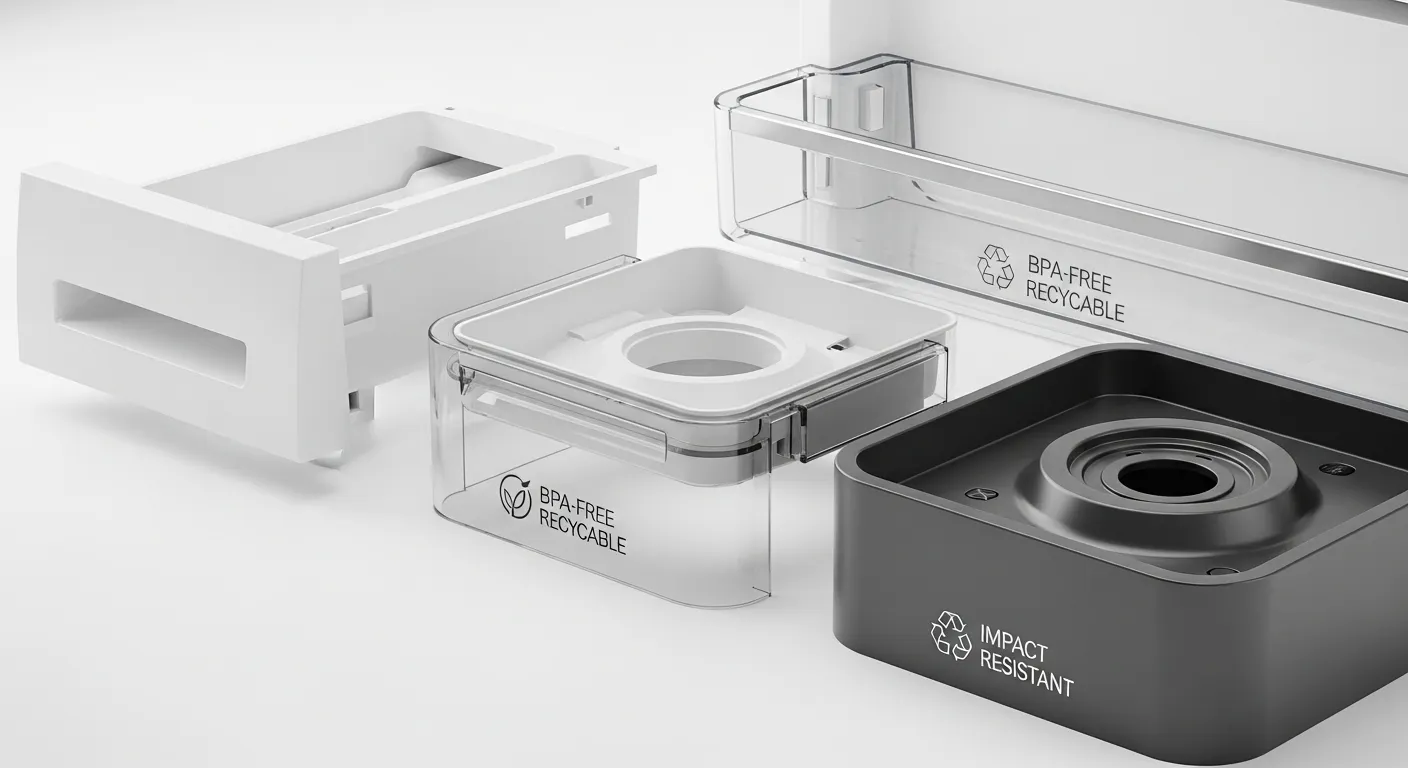 Affordable plastic parts for home devices