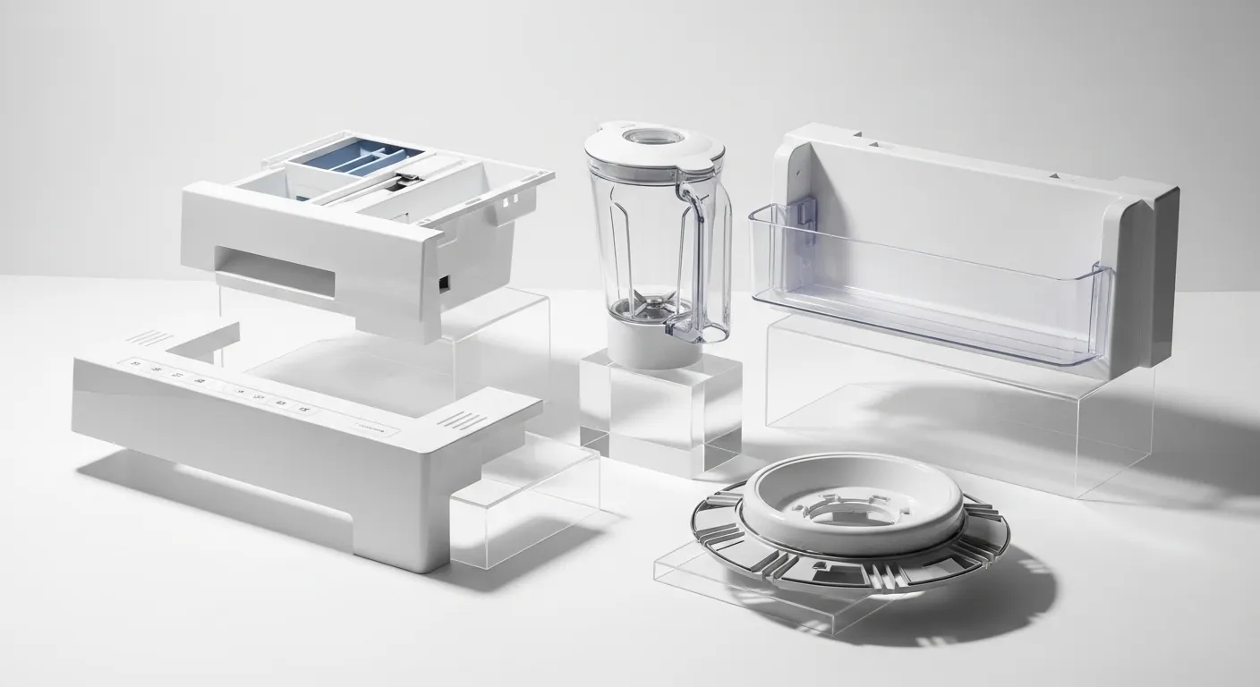 Durable plastic parts for appliances