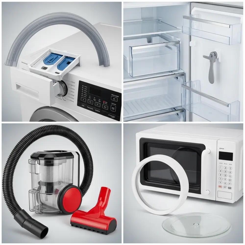 Durable plastic parts for microwaves
