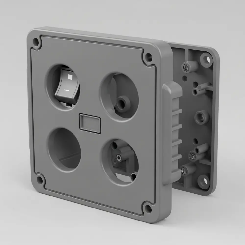 Polymer switch shells
