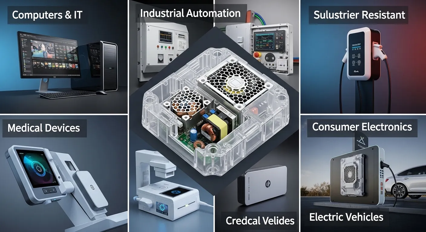 Durable power supply housings