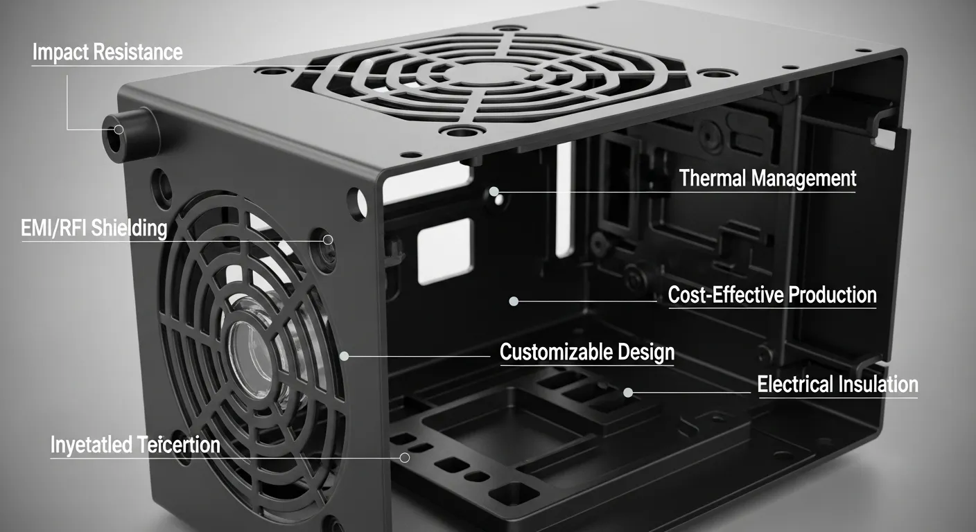 Power supply unit molding
