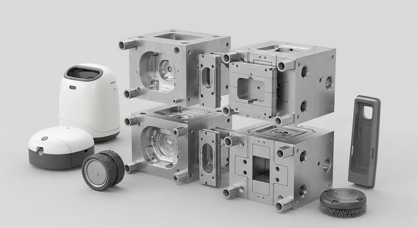 Automated cleaner mold