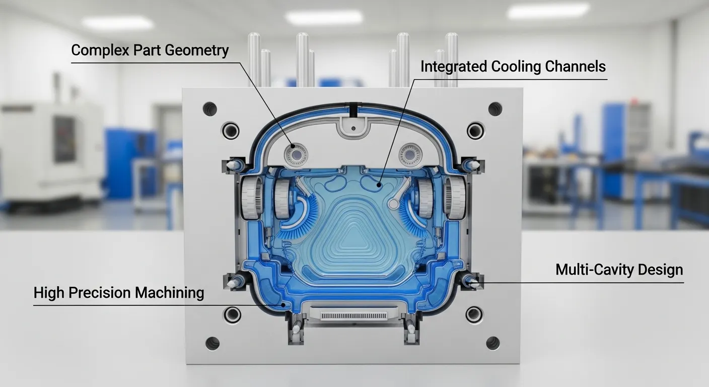 Polymer mold for cleaners