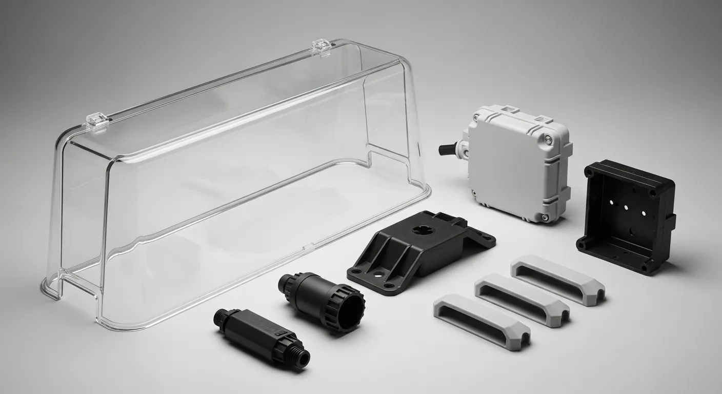 solar panel plastic components