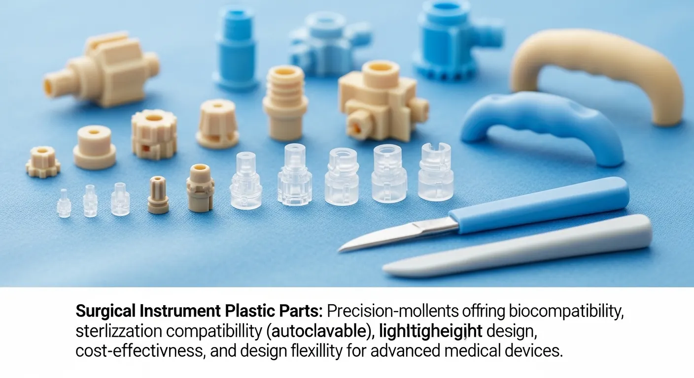 Surgical tool plastic parts