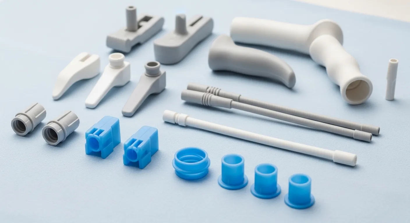 Medical tool plastic components