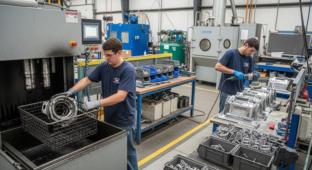 part cleaning and finishing