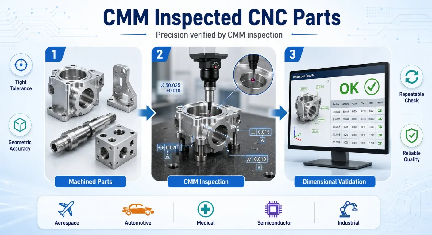 What is CMM Inspected CNC Parts