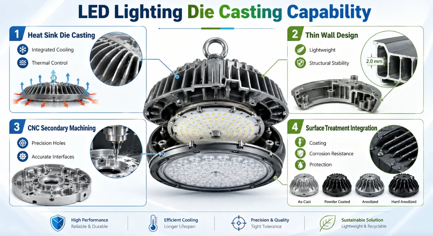 LED Lighting Die Casting Capability