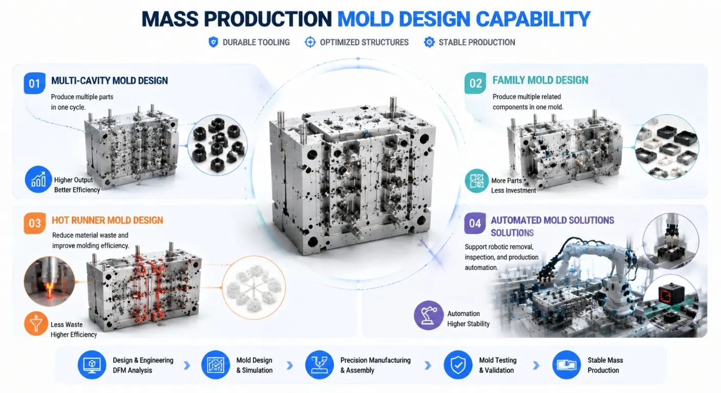 Mass Production Mold Design Capability