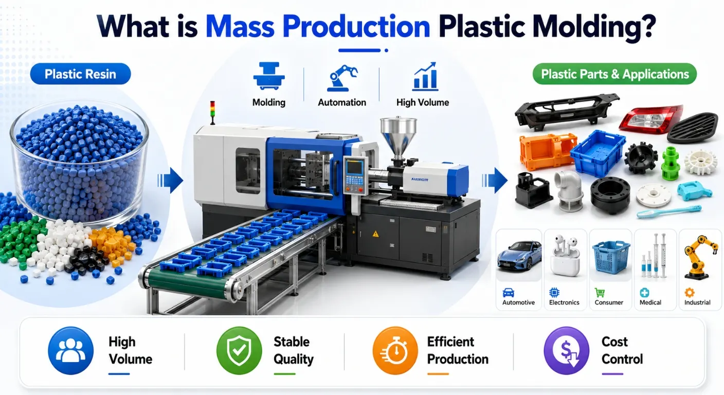 What is Mass Production Plastic Molding