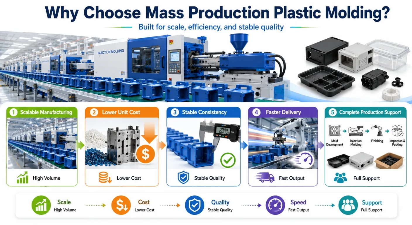 Why choose Mass Production Plastic Molding