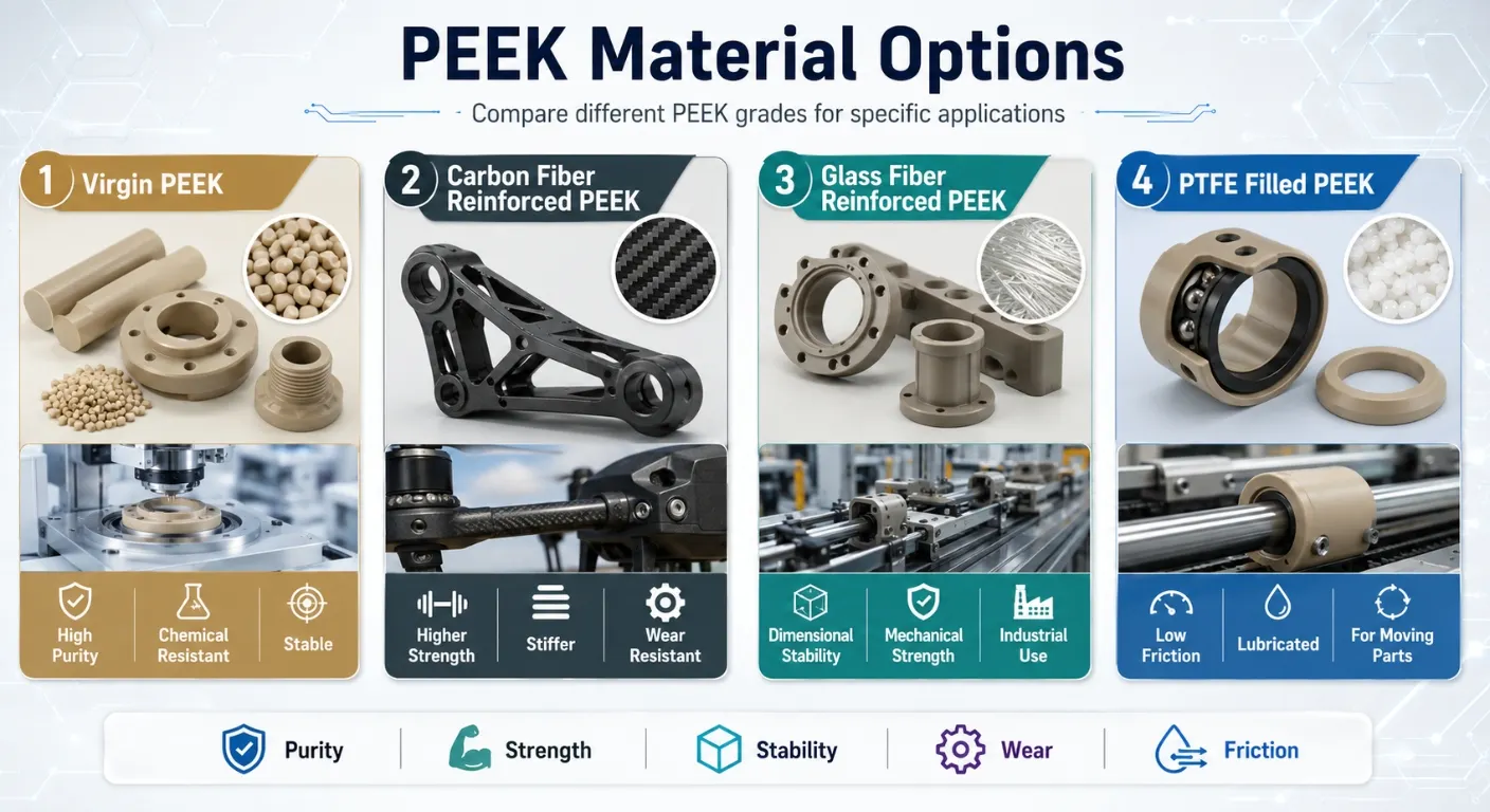 PEEK Material Options