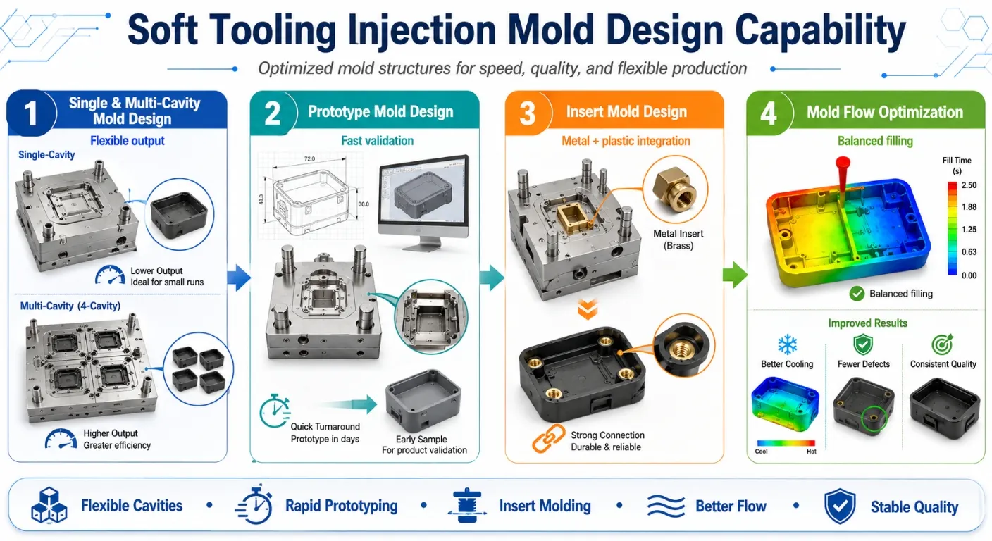 Soft Tooling Injection Mold Design Capability