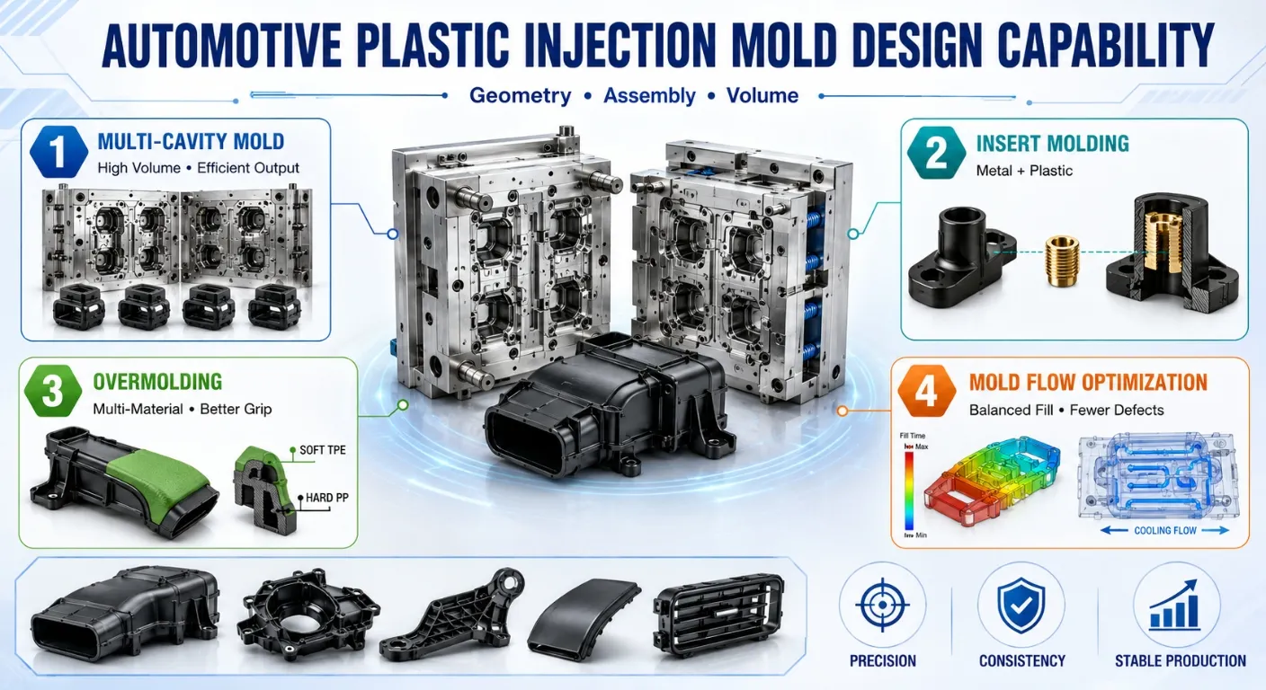 Automotive Plastic Injection Mold Design Capability