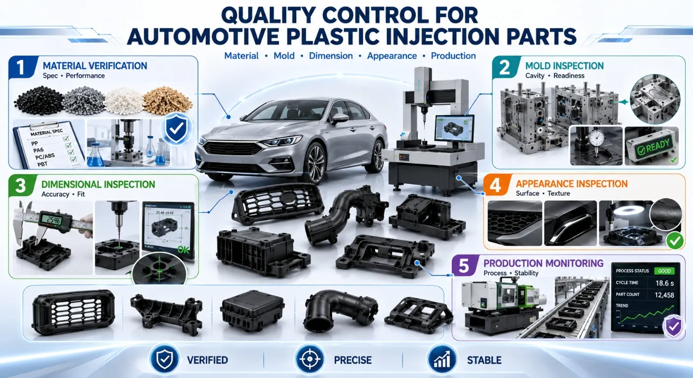 Quality Control for Automotive Plastic Injection Parts