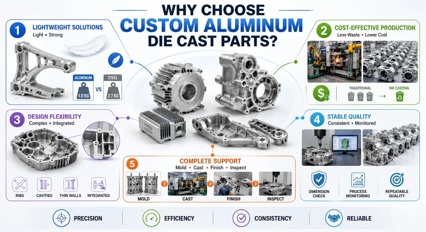 Why Choose Custom Aluminum Die Cast Parts