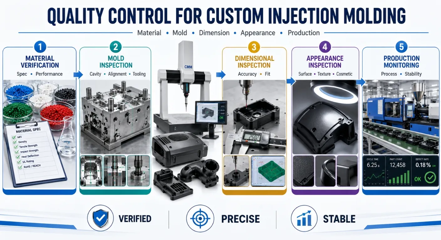 Quality Control for Custom Injection Molding
