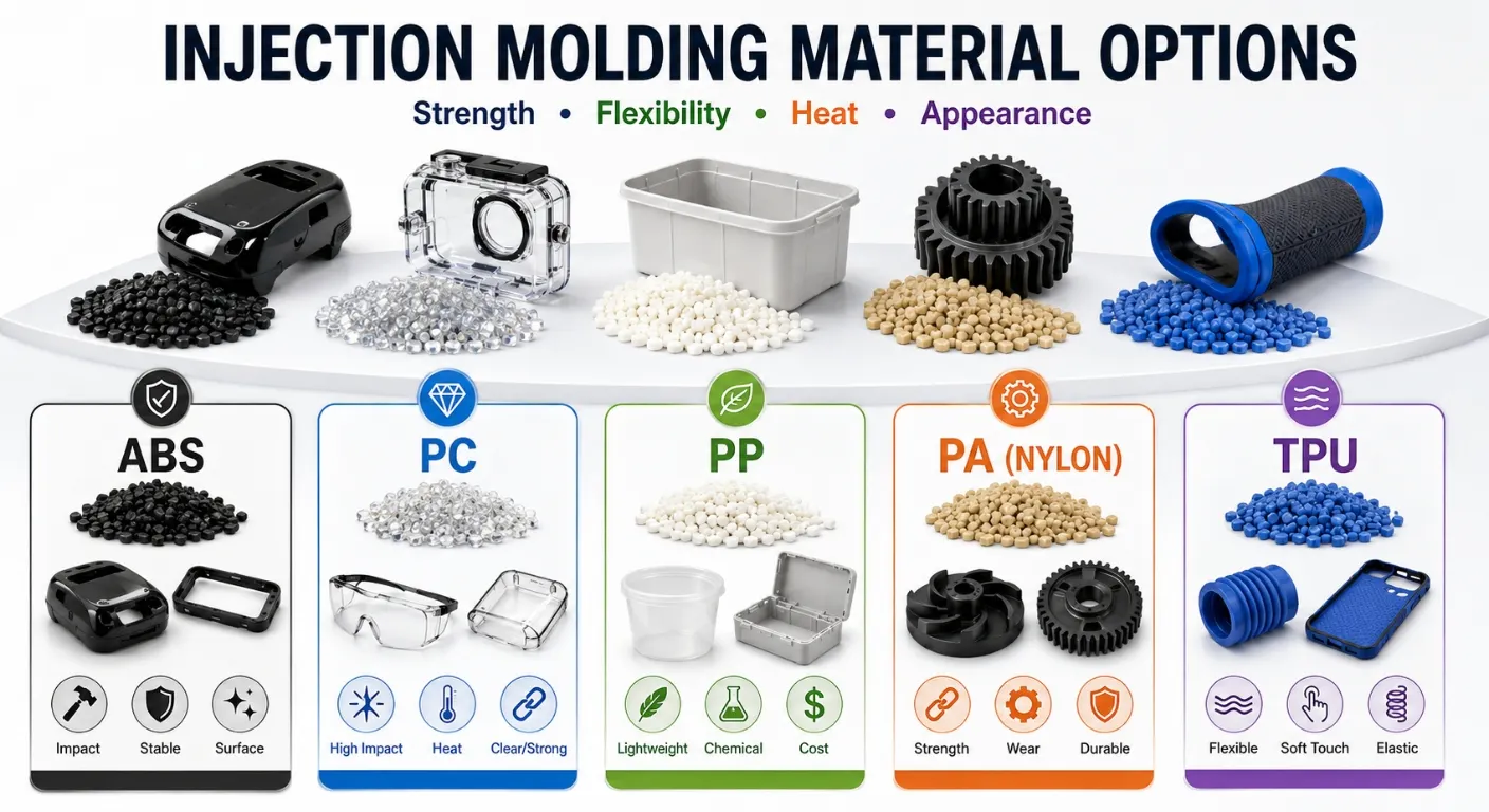 Injection Molding Material Options