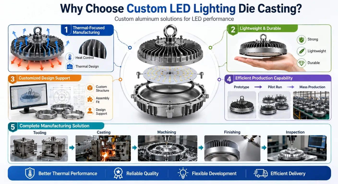 Why Choose Custom LED Lighting Die Casting