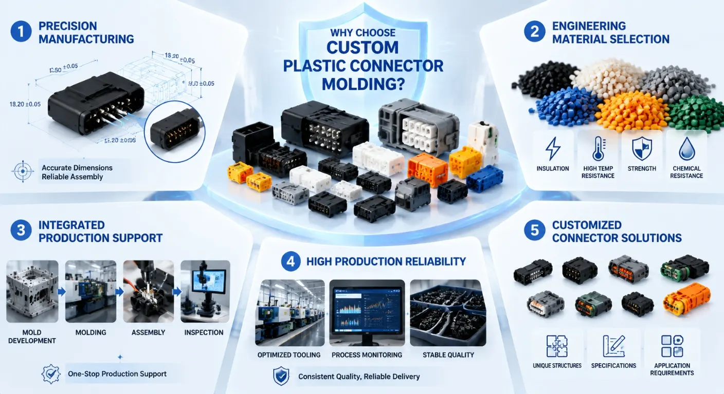 Why Choose Custom Plastic Connector Molding?