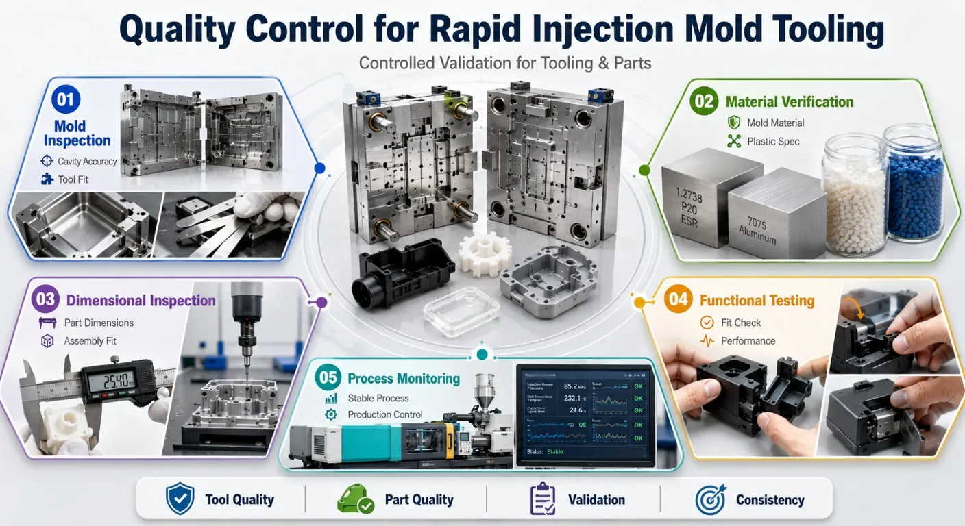 Quality Control for Rapid Injection Mold Tooling