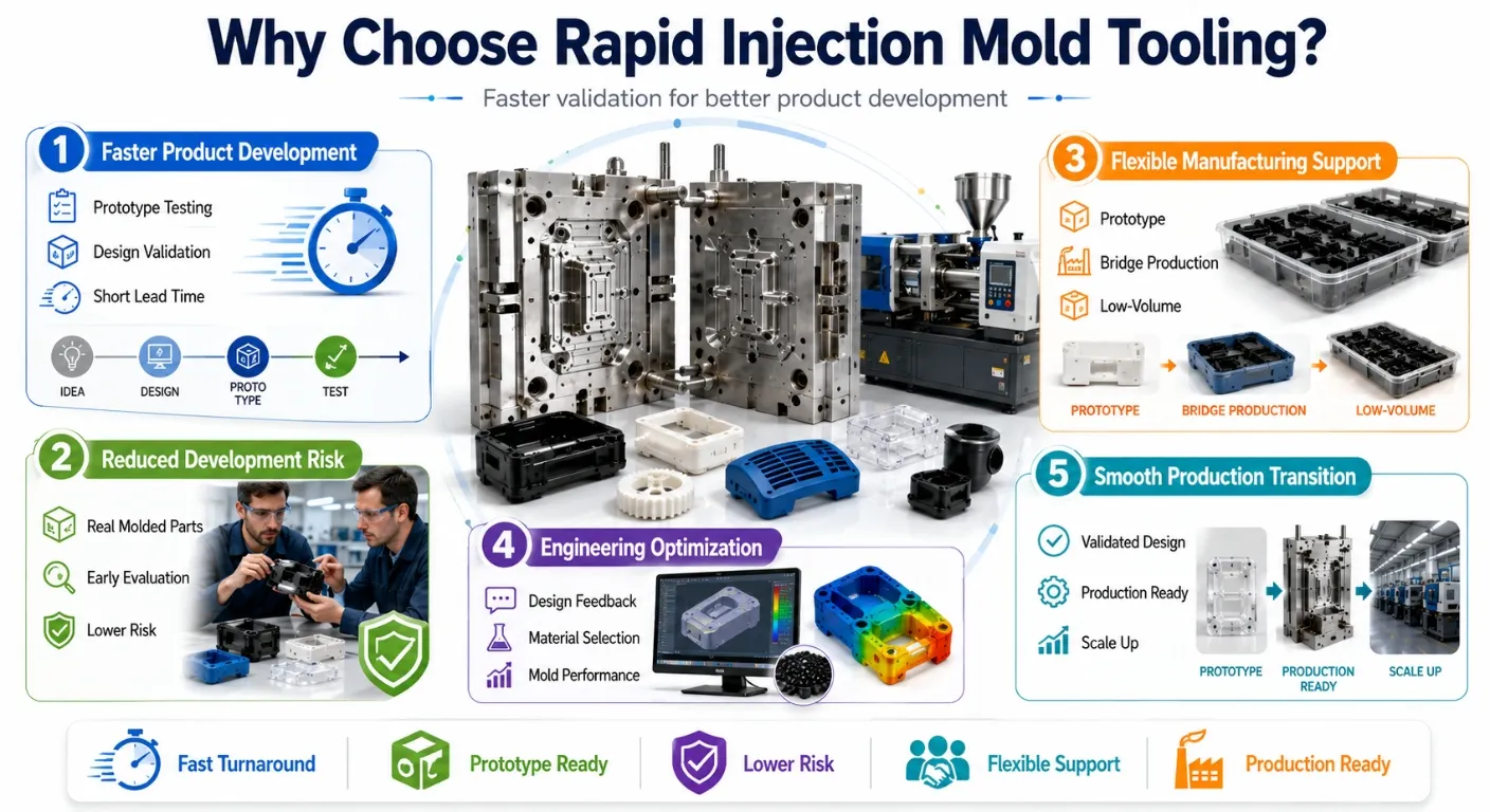 Why Choose Rapid Injection Mold Tooling?