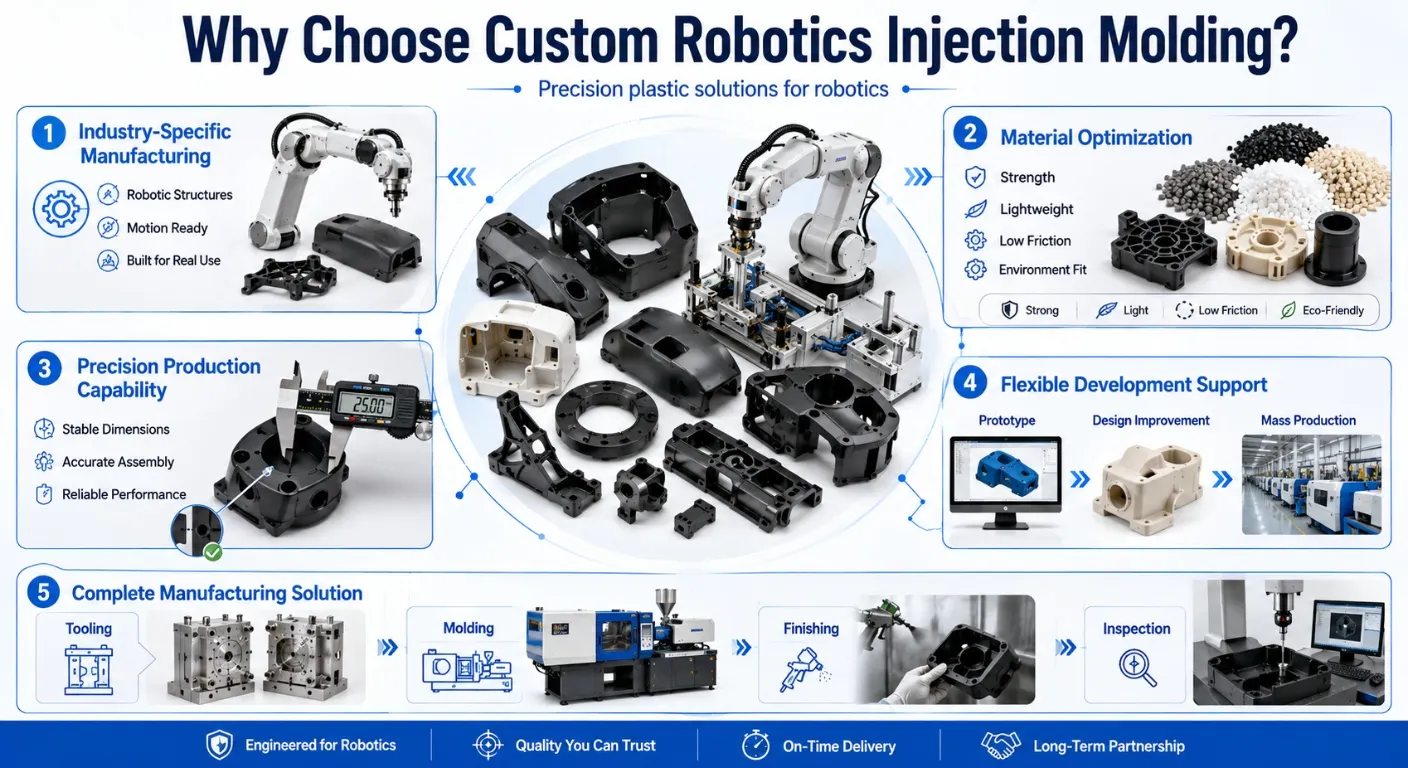 Why Choose Custom Robotics Injection Molding