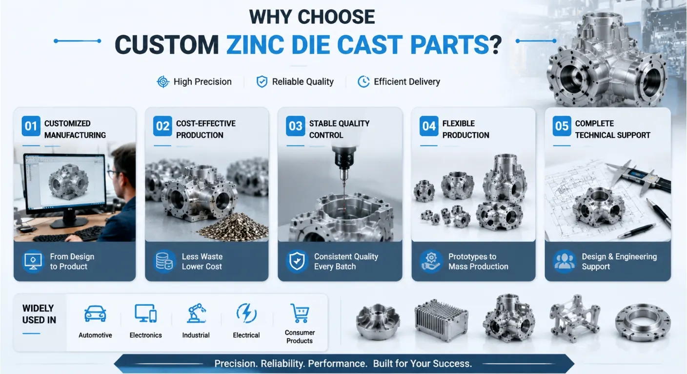 Why Choose Custom Zinc Die Cast Parts?