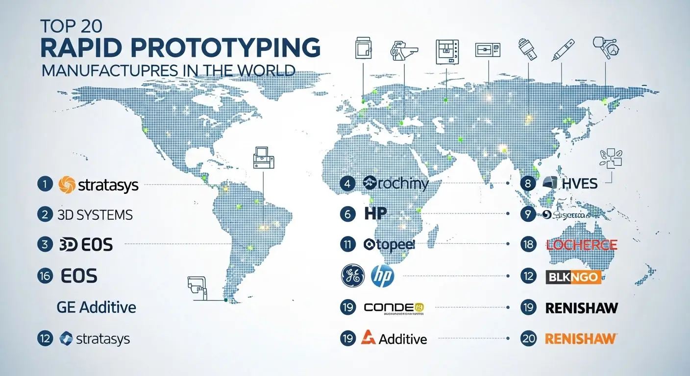 Top 20 Rapid Prototyping Manufacturers in the World (2026 Guide)