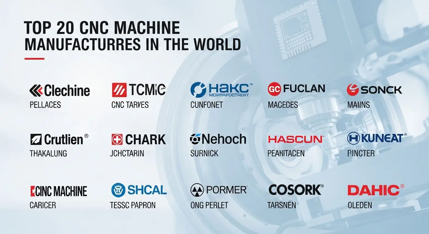 Top 20 CNC Machine Manufacturers in the World (2026 Guide)