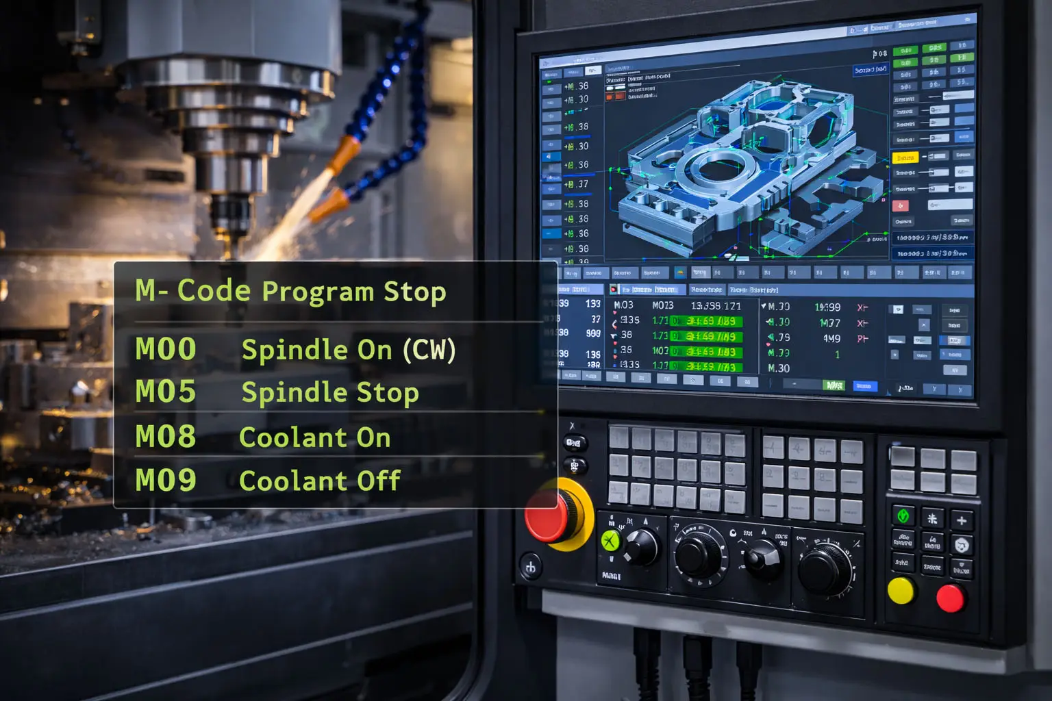 M-Code in CNC Machining: What It Is, How It Works, and Common Commands